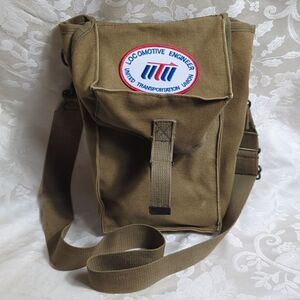 Locomotive Engineer Green Canvas Bag